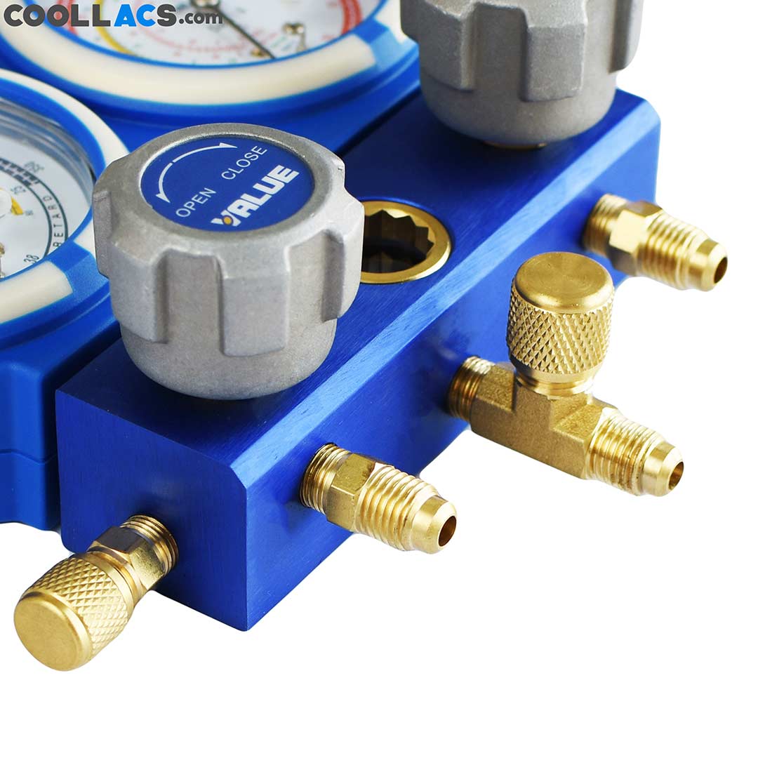 منیفولد سرویس دوقلو Value مدل VMG-2-R410A-B