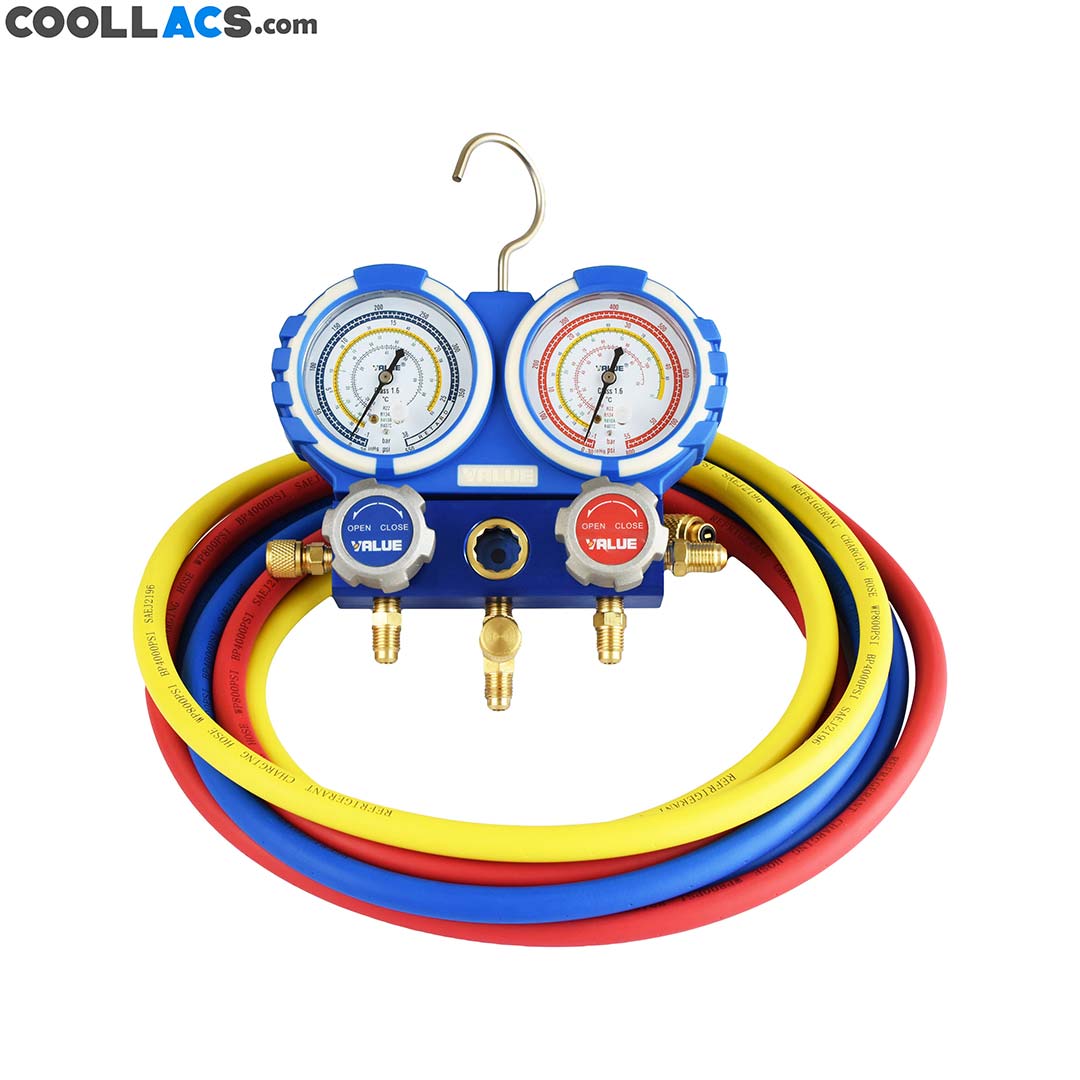 منیفولد سرویس دوقلو Value مدل VMG-2-R410A-B