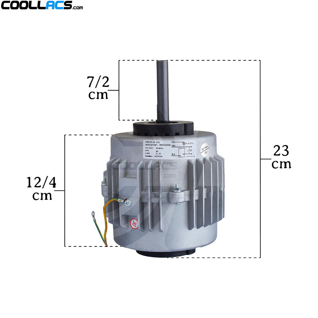 موتور فن کندانسور کولر اجنرال مدل MFB-247FBT توان 65 وات