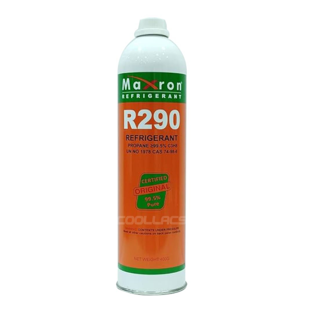 گاز R290 برند مکسرون 400 گرم خالص