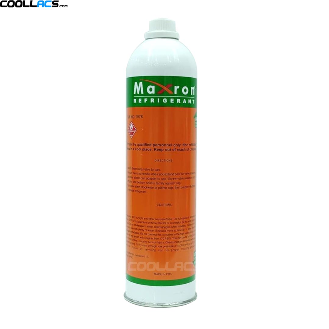 گاز R290 برند مکسرون 400 گرم خالص