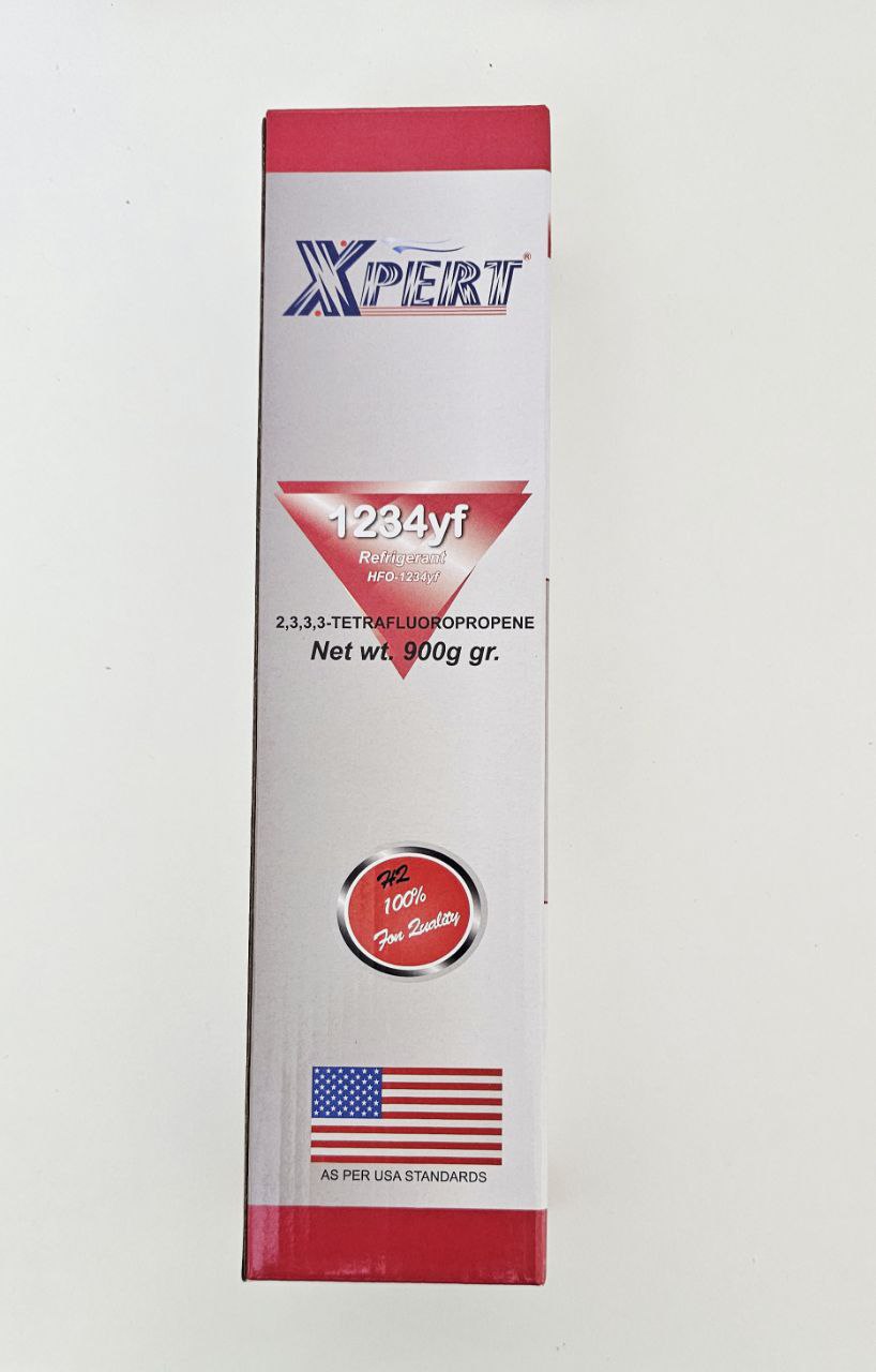 گاز R1234YF برند اکسپرت وزن900 گرم خالص 