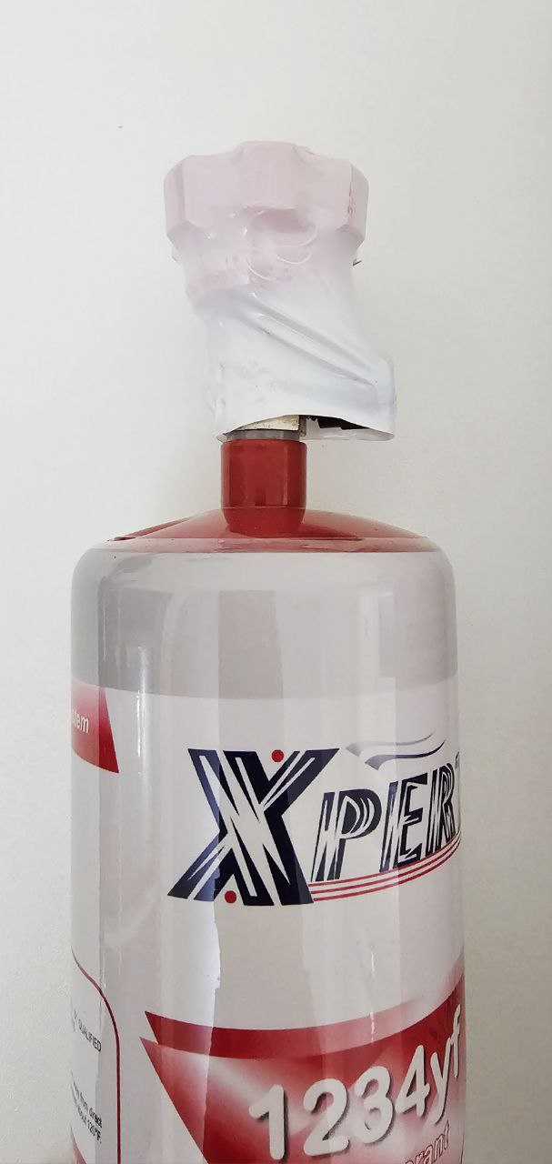 گاز R1234YF برند اکسپرت وزن900 گرم خالص 