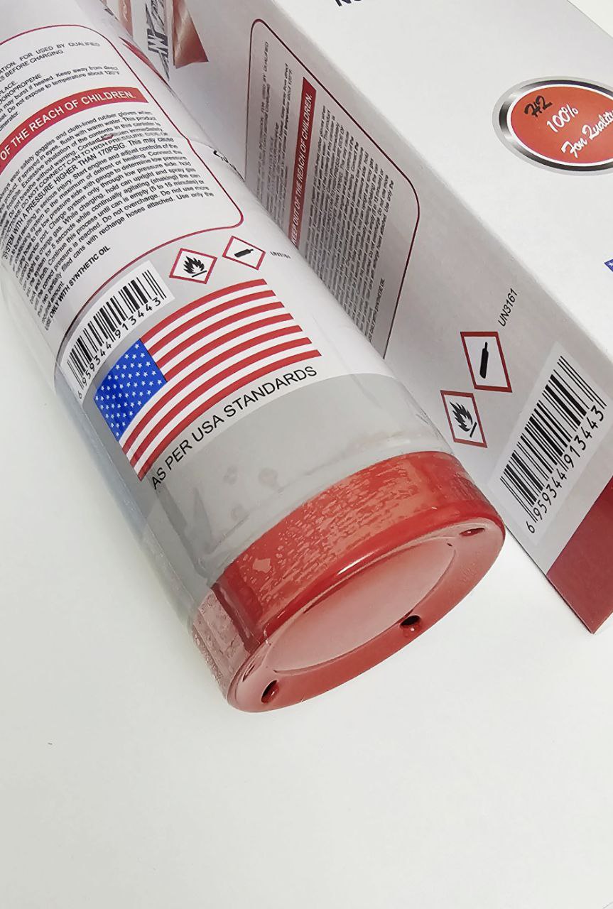 گاز R1234YF برند اکسپرت وزن900 گرم خالص 