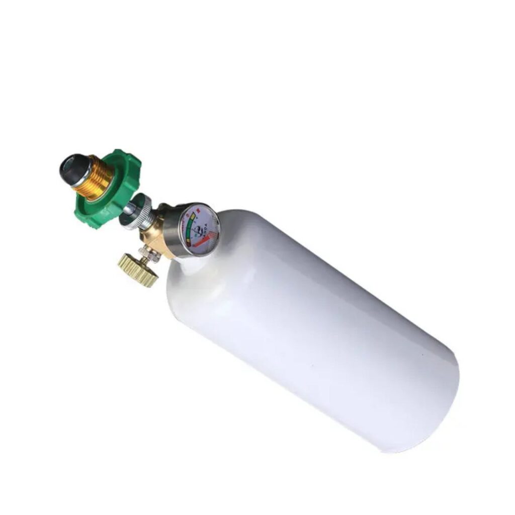 کیت جوشکاری پرتابل با کپسول اکسیژن ۲ لیتری، ست کامل تورچ و کیف حمل مناسب جوشکاری لوله مسی 