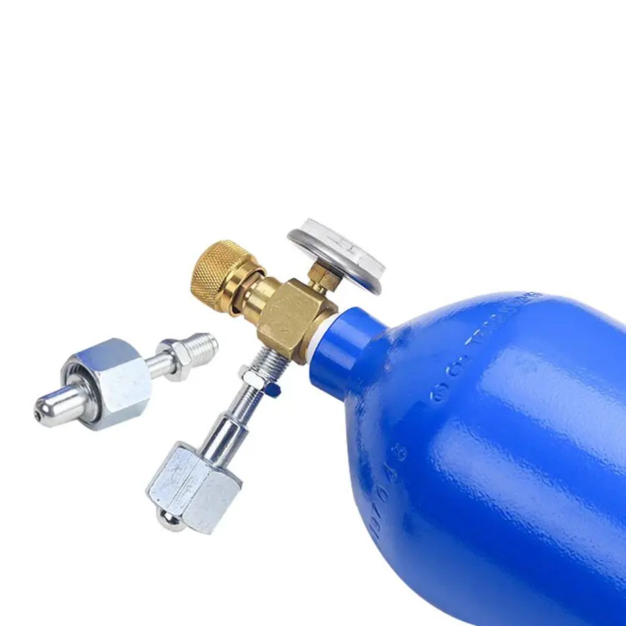 کیت جوشکاری پرتابل با کپسول اکسیژن ۲ لیتری، ست کامل تورچ و کیف حمل مناسب جوشکاری لوله مسی 