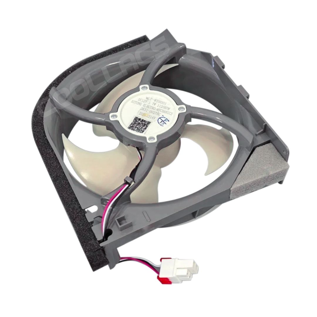 موتور فن یخچال سامسونگ اینورتر با قاب کامل 12v DC مدل DA97-15765A