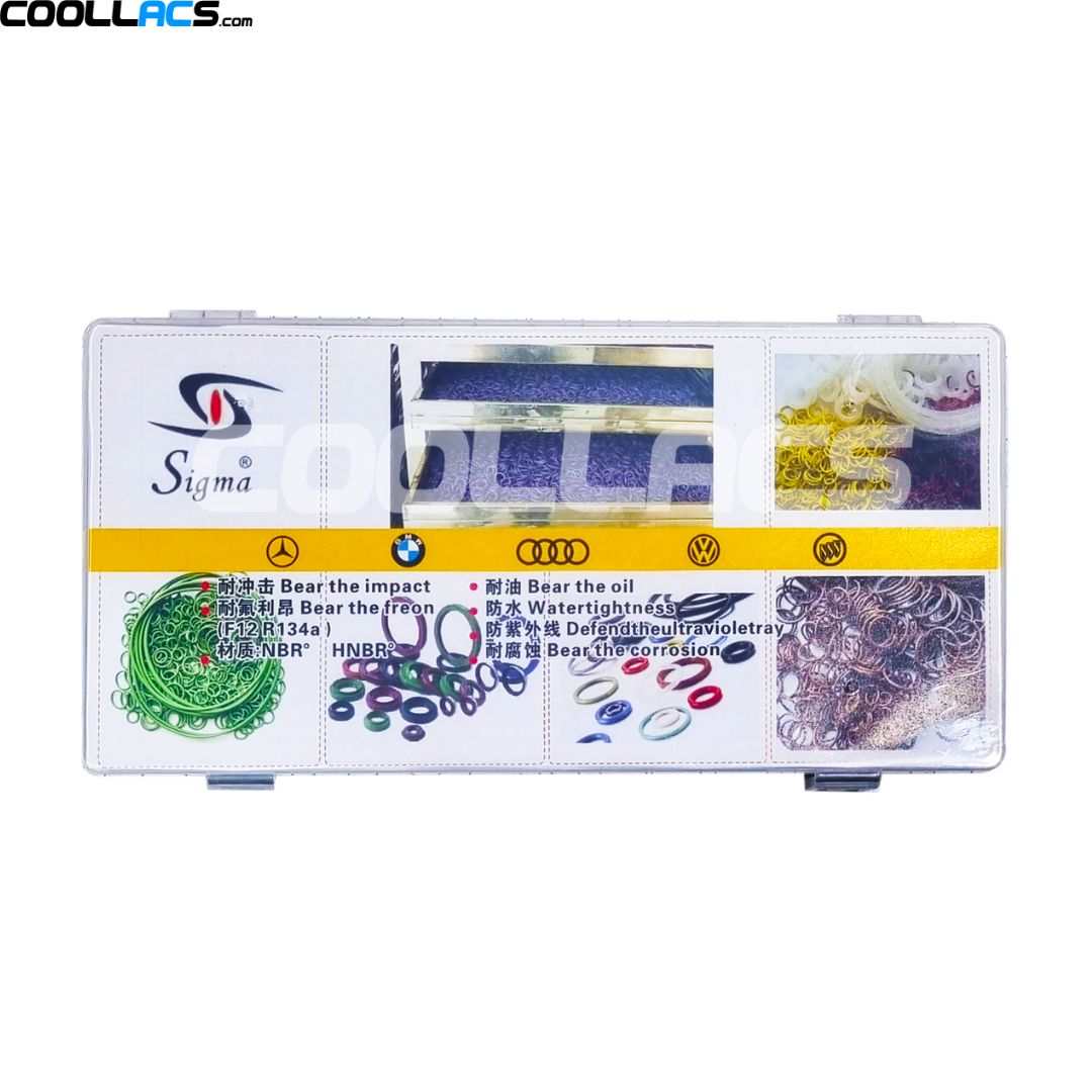 مجموعه واشر اورینگ کولر خودرو مدل 265 عددی برند سیگما