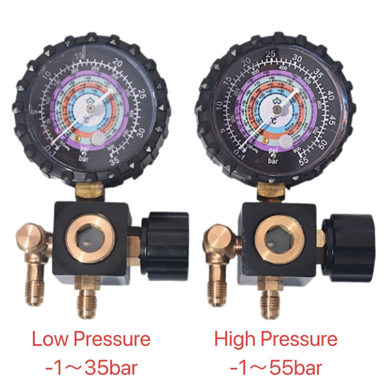 منیفولد سرویس تکی فشار پایین C&A مدل C&A-1-L-R410a