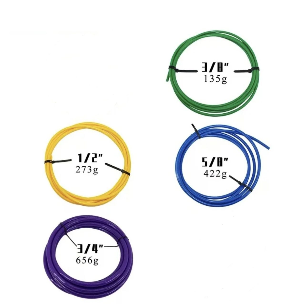 خمکن توکار فلکسیبل مدل CT-205 طول 4 متری 4 سایز (3/8و1/2و5/8و3/4)