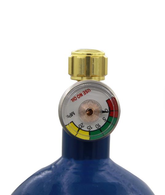 شیر دسته فلزی سیلندر اکسیژن پک جوشکاری C&A