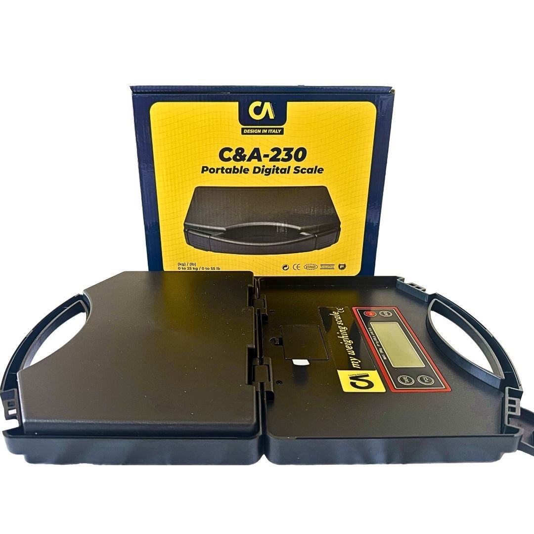 ترازو دیجیتال شارژ گاز کیفی C&A مدلDT-230 