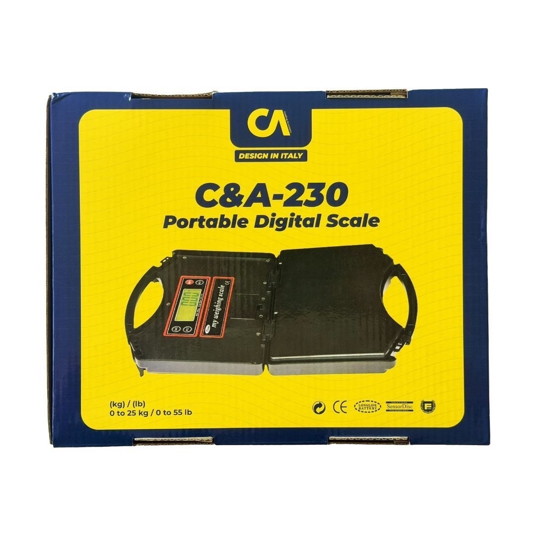 ترازو دیجیتال شارژ گاز کیفی C&A مدلDT-230 