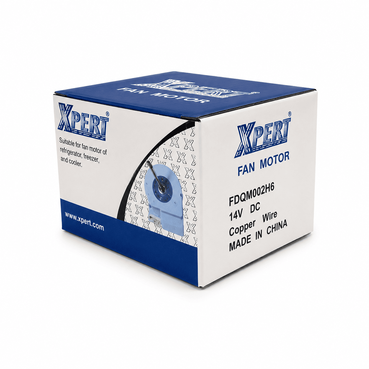 موتور فن اواپراتور یخچال اکسپرت شافت بلند مدل FDQM002H6-DC14V