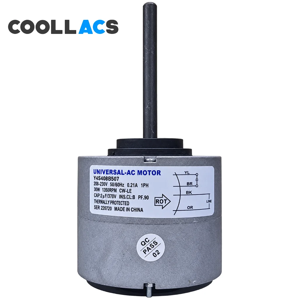 موتور فن اواپراتور کولر دوتکه 30 وات مدل Y4S408B507