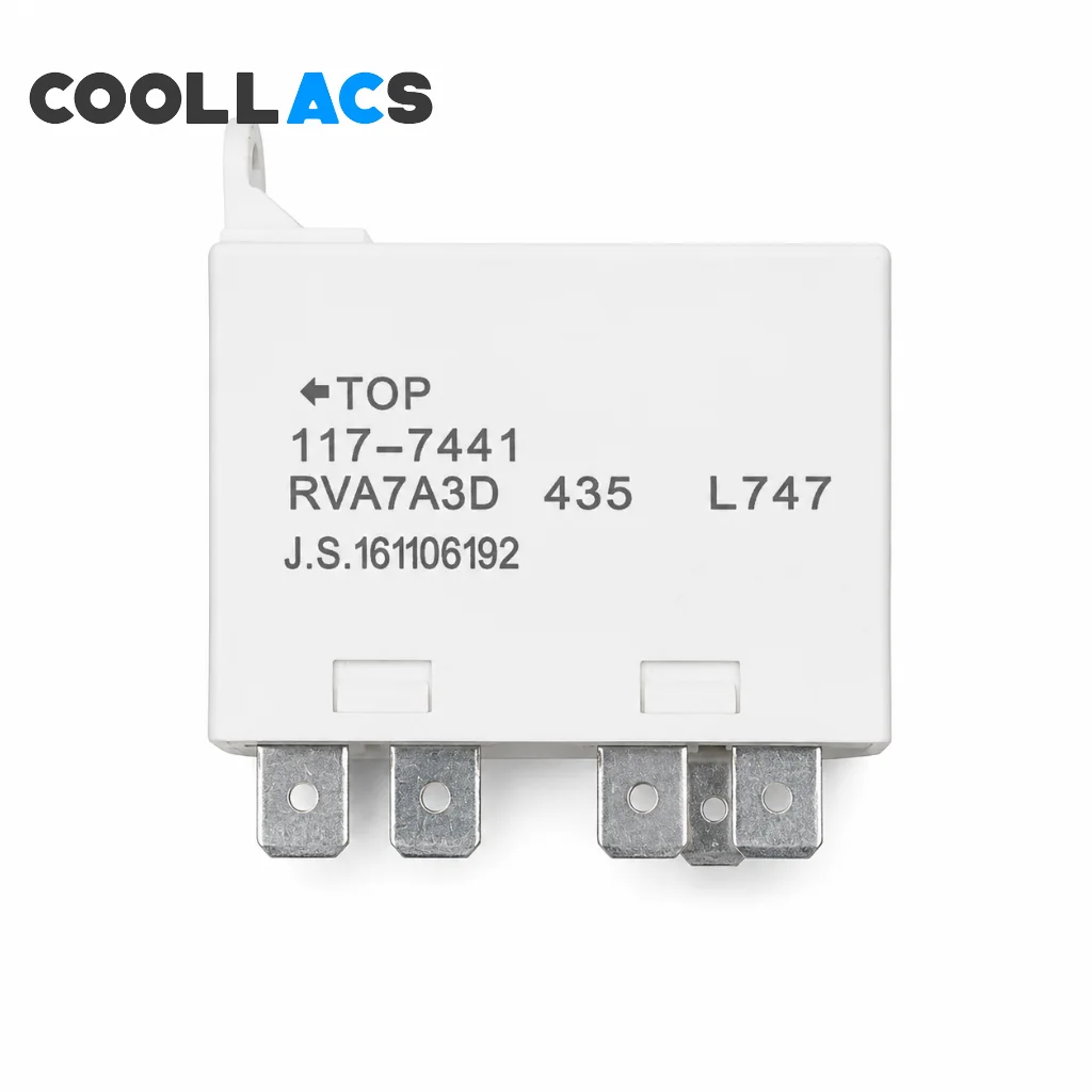 رله استارت کمپرسور مدل RVA7A3D با کد 117-7441