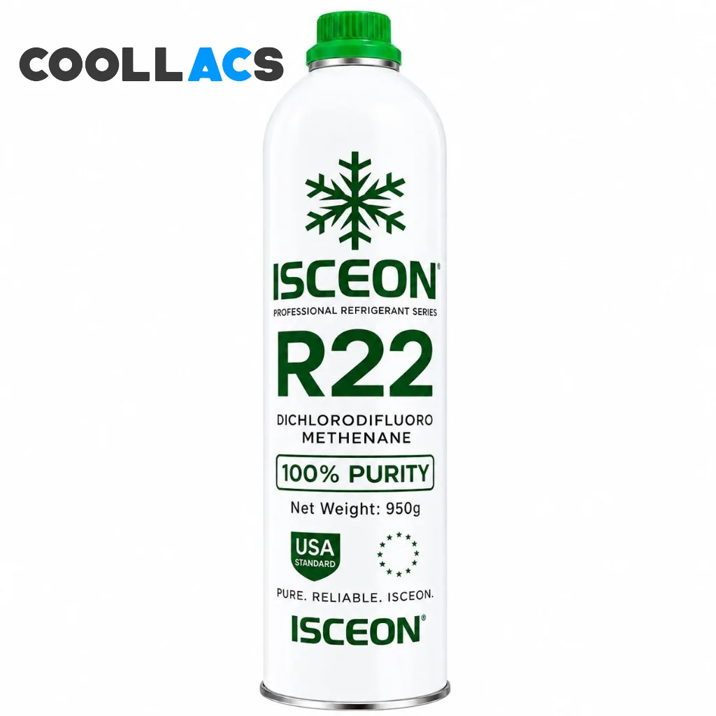 گاز R22 برند ISCEON  وزن خالص 950 گرم 