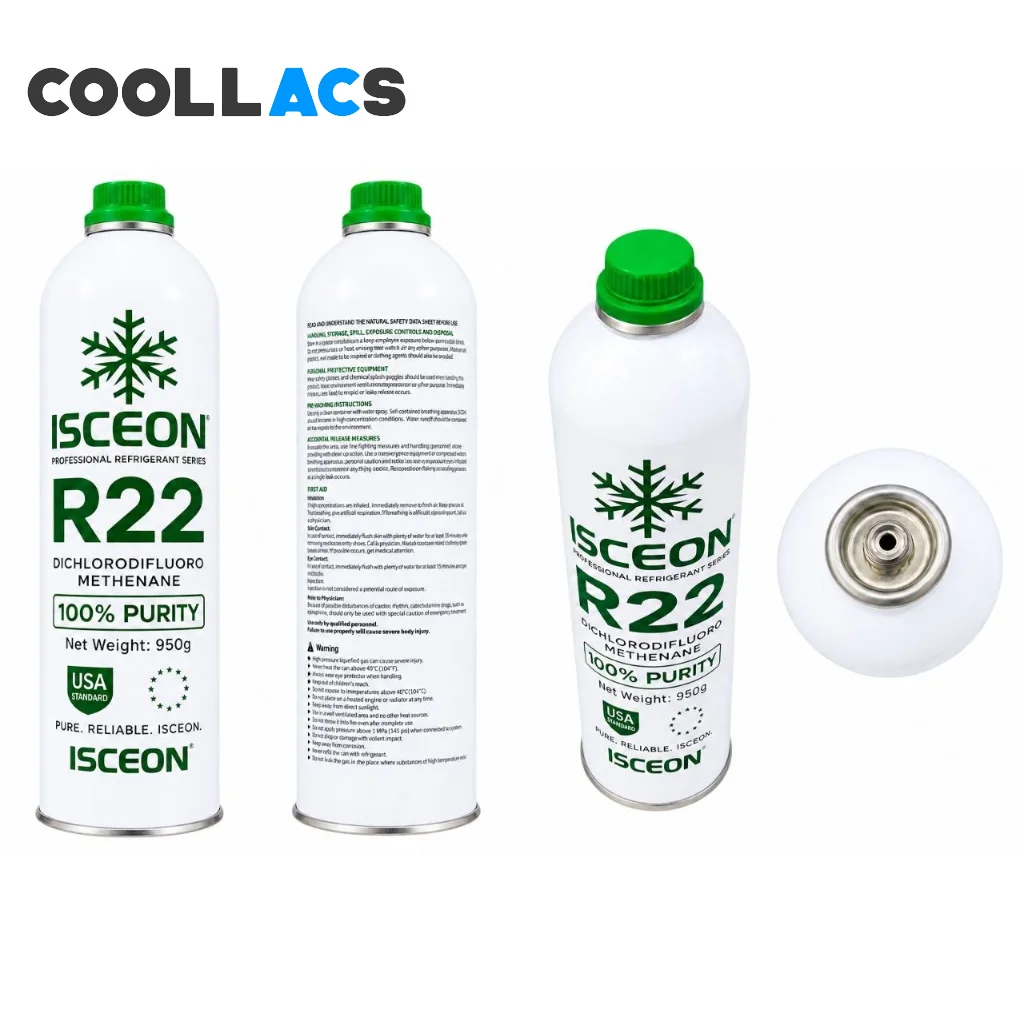 گاز R22 برند ISCEON  وزن خالص 950 گرم 