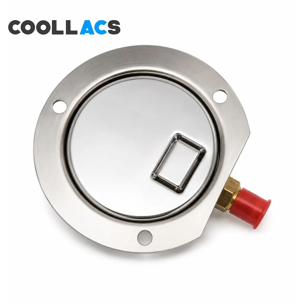 گیج فشار روغنی هاربکس مدل 550PSI اتصال از بغل
