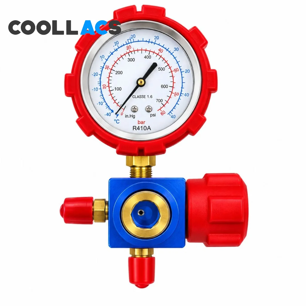 منیفولد سرویس تکی برند XWM روغنی مناسب گاز R410A