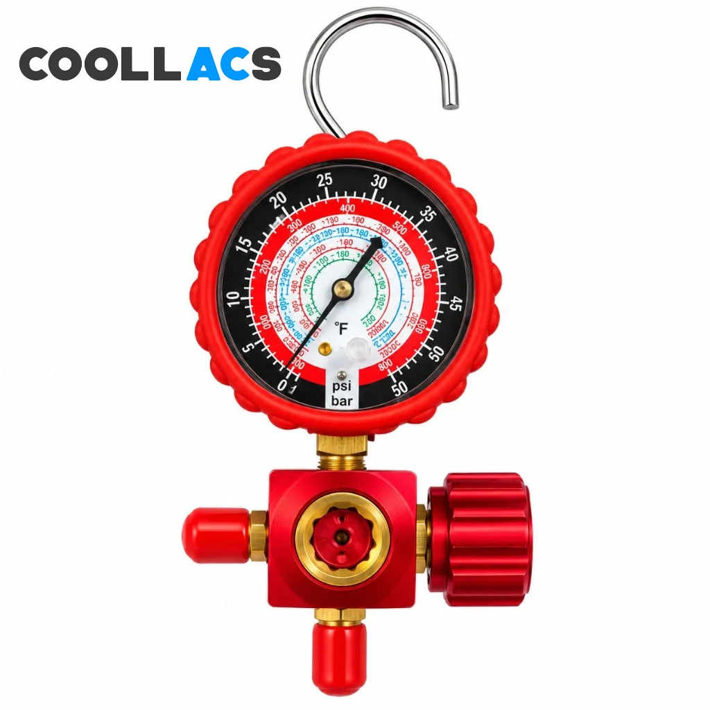 منیفولد سرویس تکی فشار بالا  CT-466GH چهارگاز (R22,R404a,R134a,R410a)