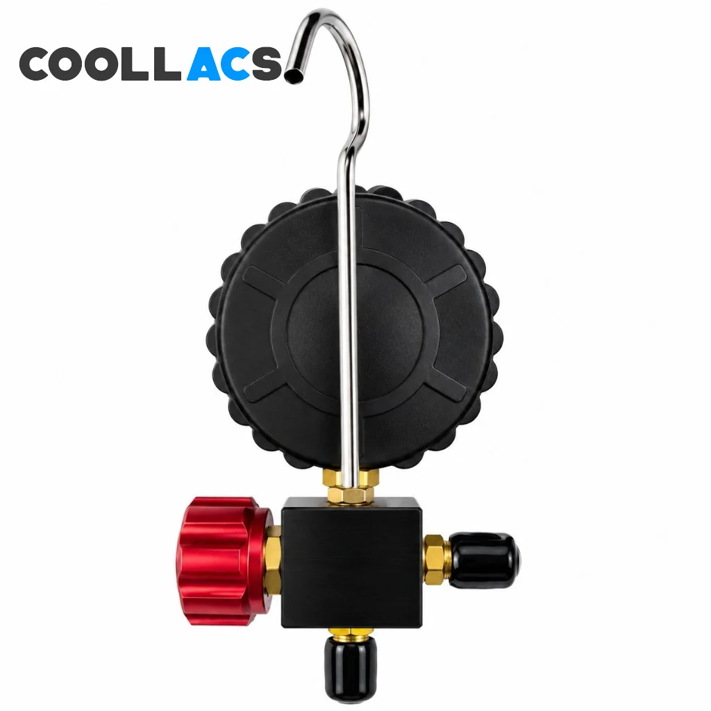 منیفولد سرویس تکی فشار بالا  CT-466GH مشکی چهارگاز (R22,R404a,R134a,R410a)