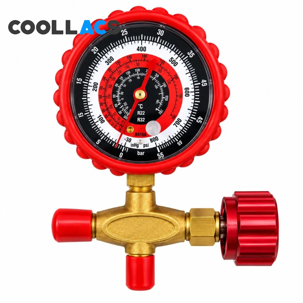 منیفولد سرویس تکی فشار بالا چهار گاز (R22,R32,R134a,R410a)